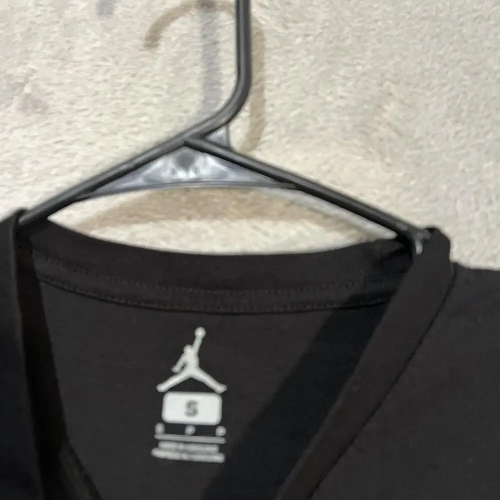 Jordan Nike Shirt Mens Small Black Jumpman Air Graphic Tee